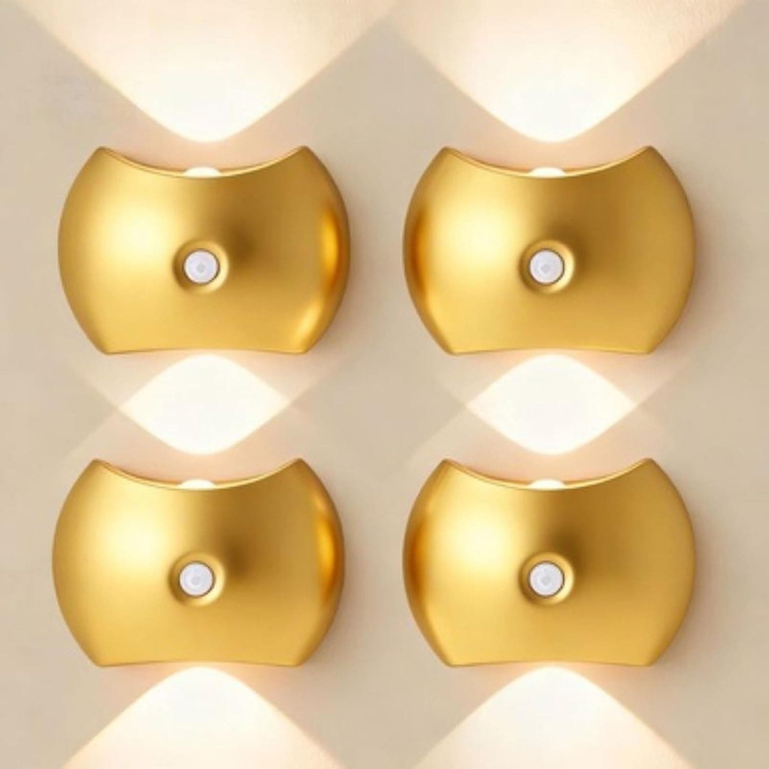 4-Pack LED Magnetic Wall Sconce — Motion Sensor, 3 Colors 5