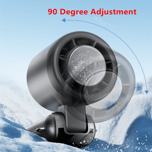 Portable Mini Turbo Fan — USB Rechargeable, LED Display 4