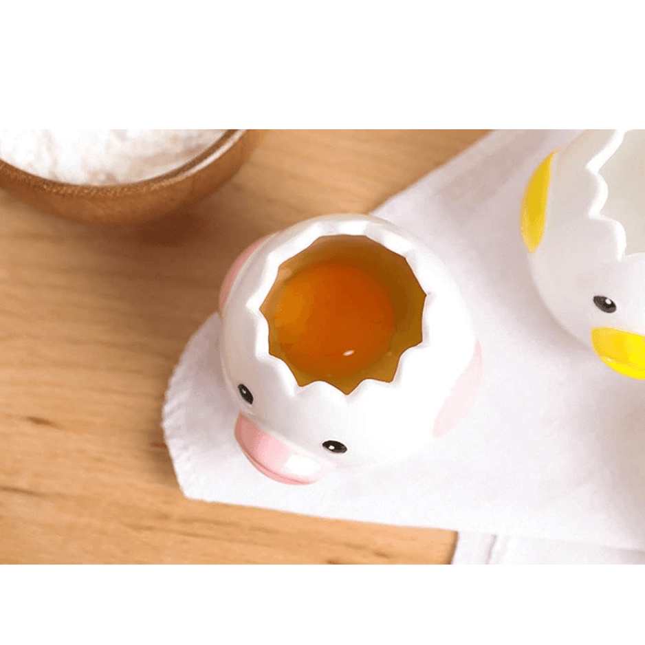 Novelty Ceramic Chicken Egg Yolk Separator — Baking Tool 4