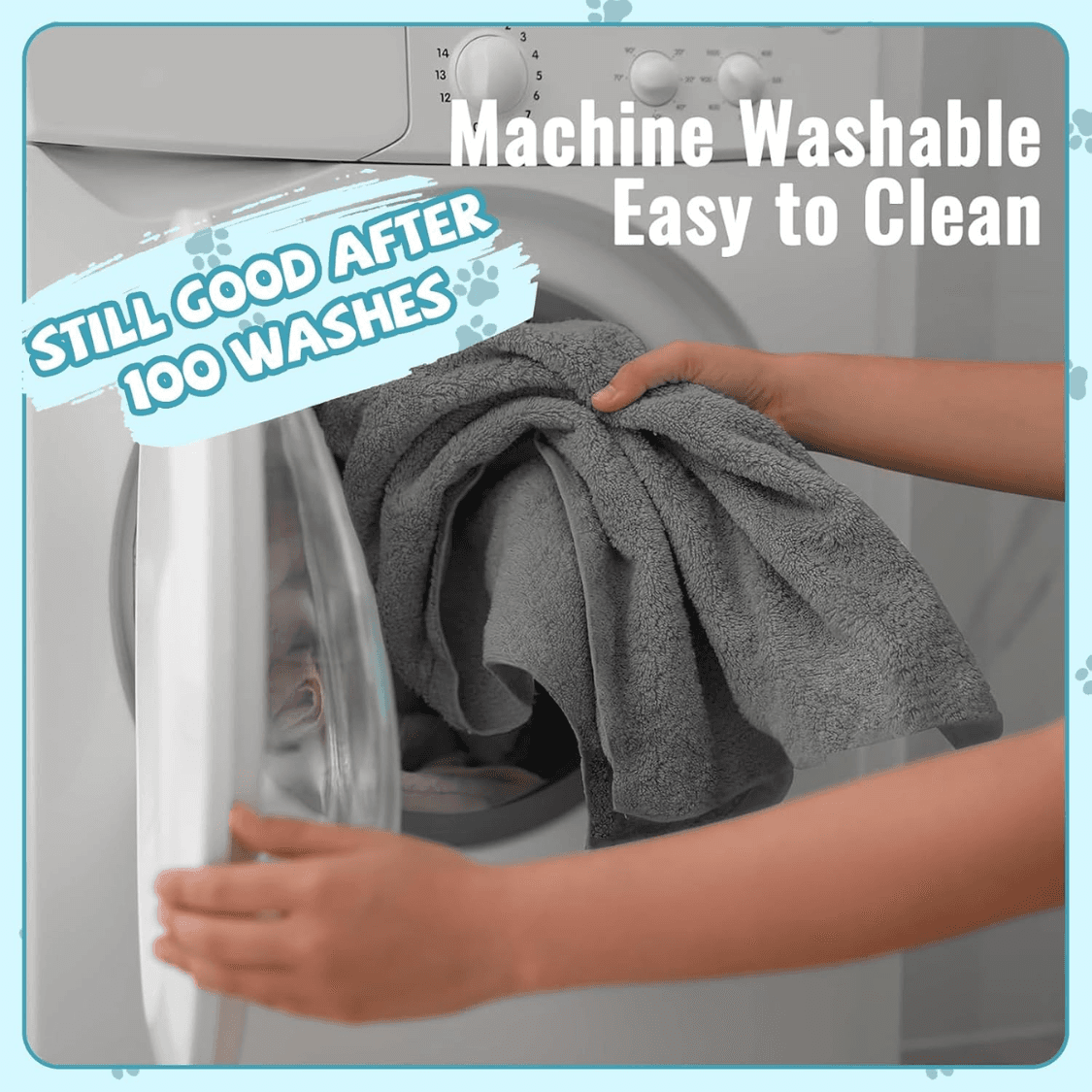 2-Pack Microfiber Pet Towels — Super Absorbent, Dogs & Cats 4