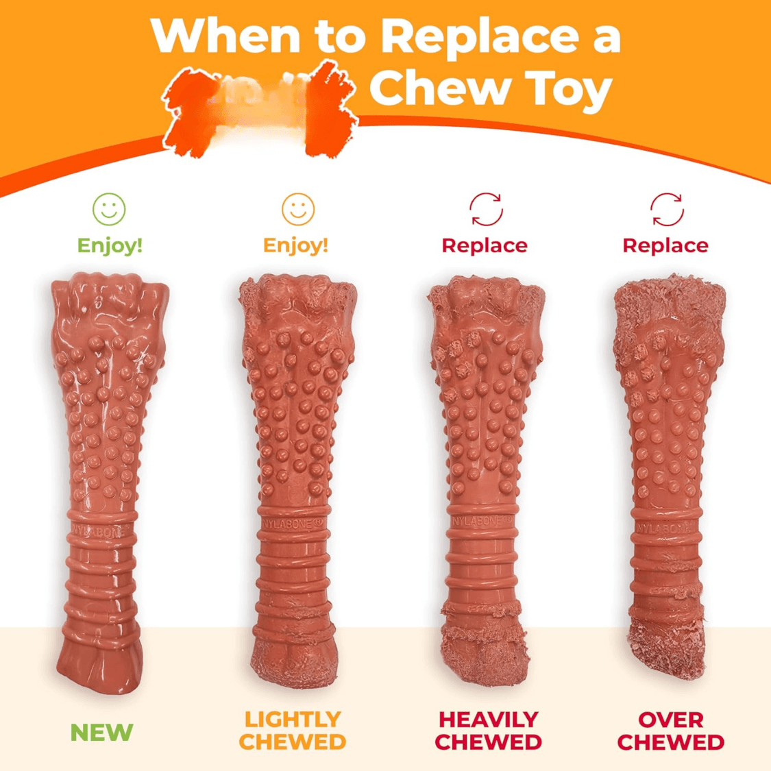 Durable Power Chew Ring Bone Dog Toy (X-Small) — Aggressive Chewers 5