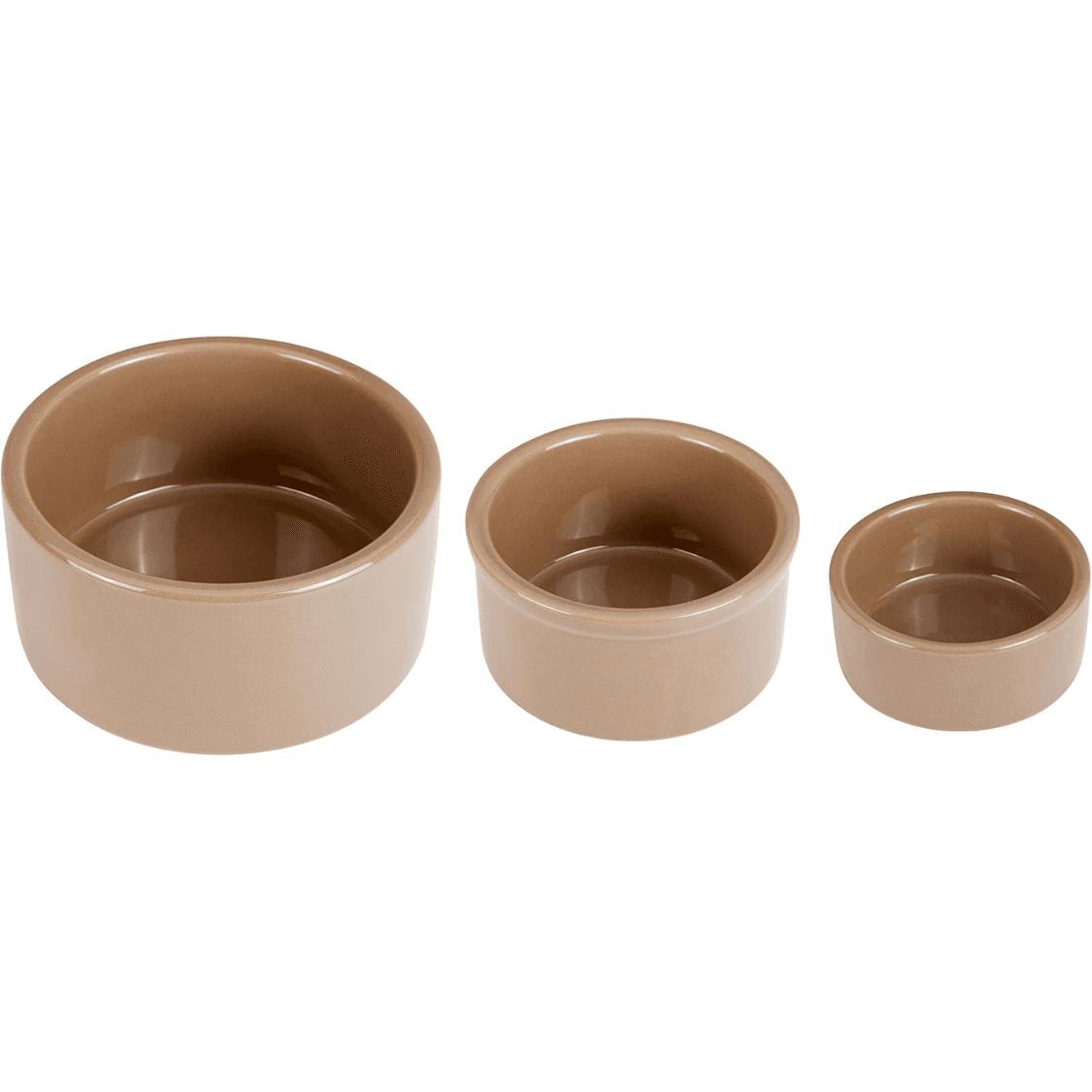 Ceramic Pet Hamster Bowl, Brown 5