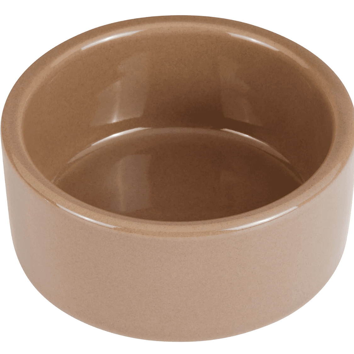 Ceramic Pet Hamster Bowl, Brown